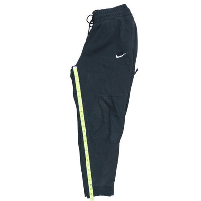 Nike Men's Black Jogger Sweatpants L Fleece Cuffed Tapered