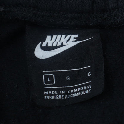 Nike Men's Black Jogger Sweatpants L Fleece Cuffed Tapered