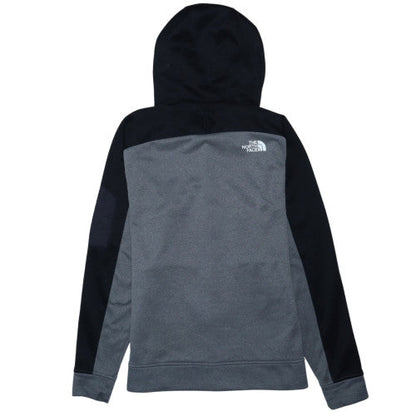 The North Face Men Grey Full Zip Hoodie Fleece Jacket M