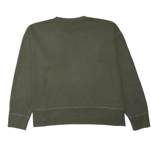 Polo Ralph Lauren Womens Khaki Green XL Sweatshirt Crew Neck Pullover