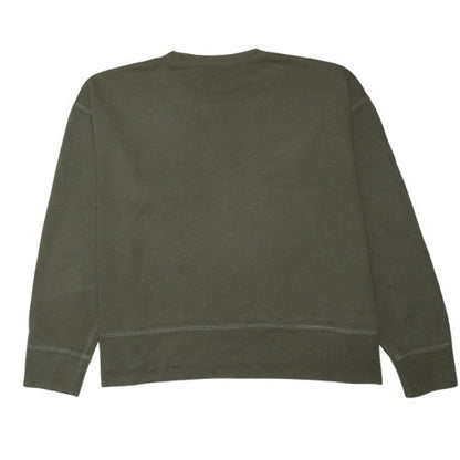 Polo Ralph Lauren Womens Khaki Green XL Sweatshirt Crew Neck Pullover