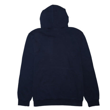 Adidas Mens Blue Pullover Hoodie L Regular Fit Fleece Sweatshirt