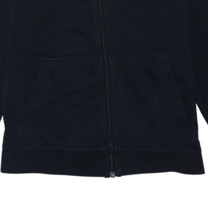 Nike Boys Black Full Zip Hoodie XL 158-170cm Fleece Lined Casual Top