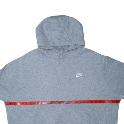 Nike Men's Grey XL Pullover Fleece Hoodie Sweatshirt
