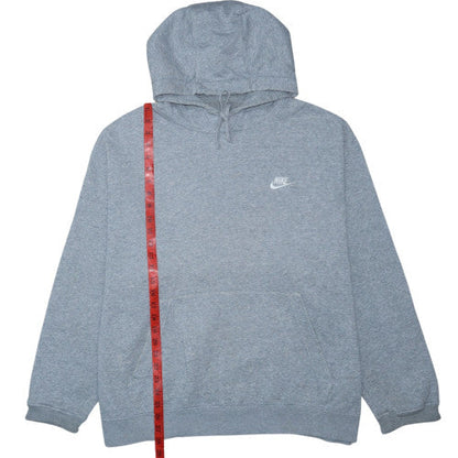 Nike Men's Grey XL Pullover Fleece Hoodie Sweatshirt