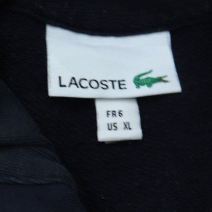 Lacoste Men's Black XL Pullover Hoodie Cotton Fleece Sweatshirt