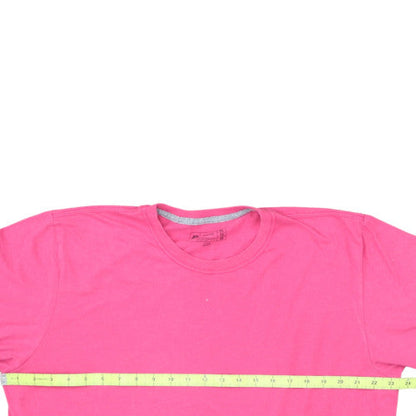 Russell Athletic Mens Pink Crew Neck Short Sleeve T-Shirt XL Classic Fit