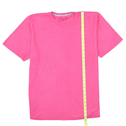 Russell Athletic Mens Pink Crew Neck Short Sleeve T-Shirt XL Classic Fit