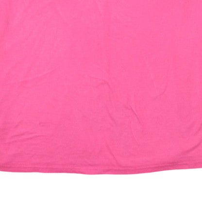 Russell Athletic Mens Pink Crew Neck Short Sleeve T-Shirt XL Classic Fit