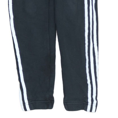 Adidas Womens Black Jogger Trousers Size 8 Cotton Blend Sportswear