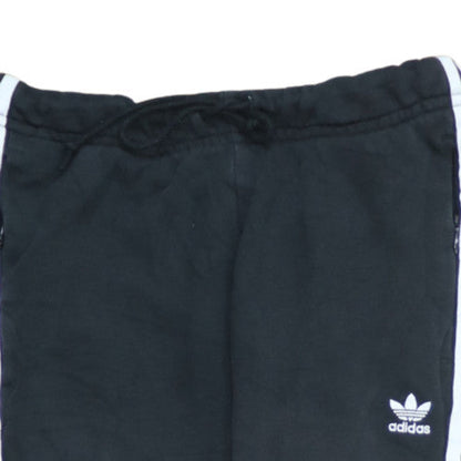 Adidas Womens Black Jogger Trousers Size 8 Cotton Blend Sportswear