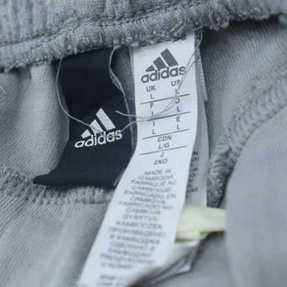Adidas Men Grey 2XL Jogger Trousers Lightweight Sportswear