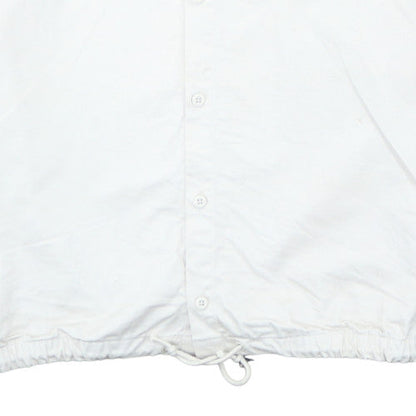 Nike Men's White Cotton Short Sleeve Button-Up Shirt Size L