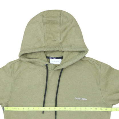 Calvin Klein Men's Green Pullover Hoodie Size M Regular Fit
