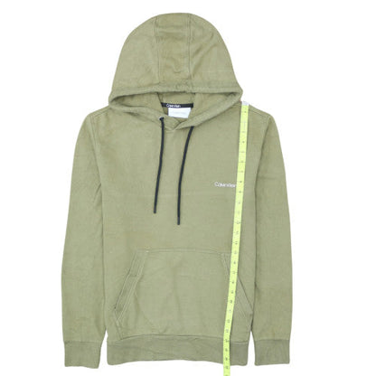 Calvin Klein Men's Green Pullover Hoodie Size M Regular Fit