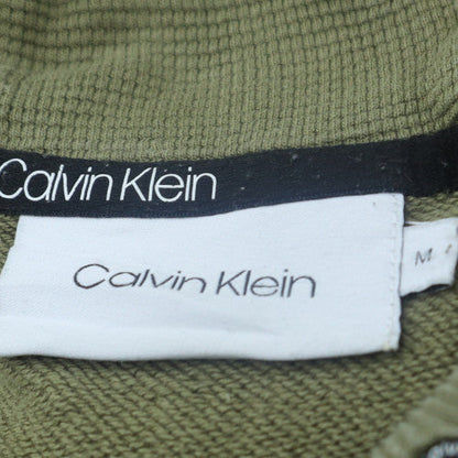 Calvin Klein Men's Green Pullover Hoodie Size M Regular Fit