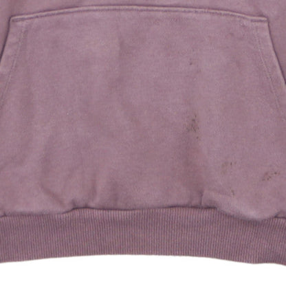 Puma Women's Mauve Pullover Hoodie Size M Embroidered Logo Cotton Blend