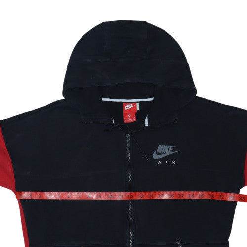 Nike Air Men's Black Red Full Zip Hoodie Size M Sportswear