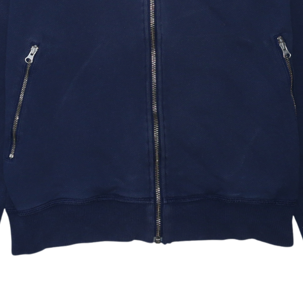 Adidas Originals Men's Navy Blue Full Zip Sweatshirt Small