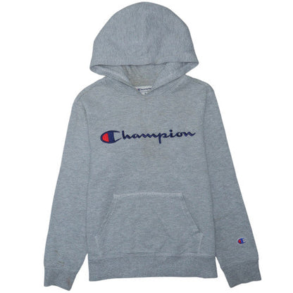 Champion Womens Grey Pullover Hoodie Medium Athletic Fit