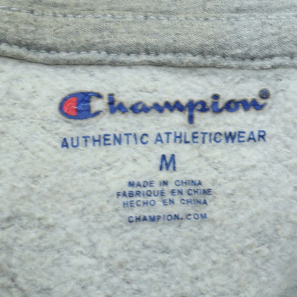 Champion Womens Grey Pullover Hoodie Medium Athletic Fit