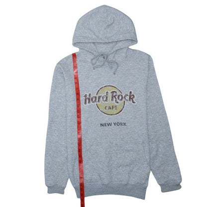 Hard Rock Cafe New York Womens Grey Pullover Hoodie Size M