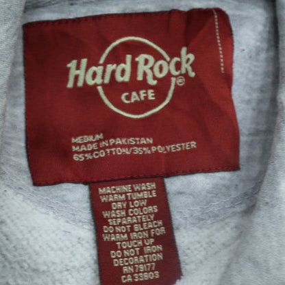 Hard Rock Cafe New York Womens Grey Pullover Hoodie Size M