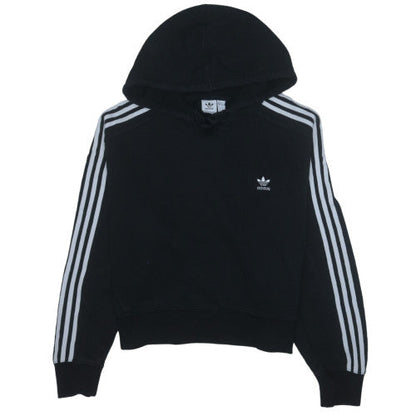 Adidas Women Black Size 16 Pullover Hoodie Sweatshirt