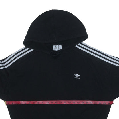Adidas Women Black Size 16 Pullover Hoodie Sweatshirt