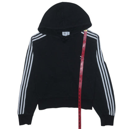 Adidas Women Black Size 16 Pullover Hoodie Sweatshirt
