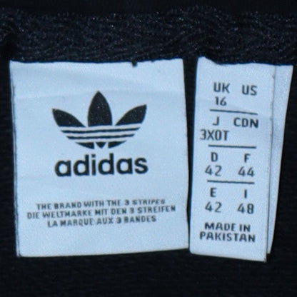 Adidas Women Black Size 16 Pullover Hoodie Sweatshirt