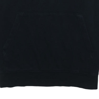 Nike Women's Black Pullover Hoodie Medium Cotton Blend Logo Sportswear