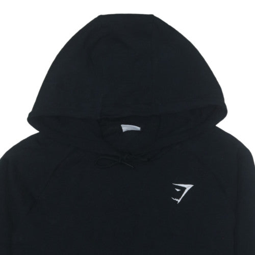 Gymshark Women Black XL Pullover Hoodie with Logo
