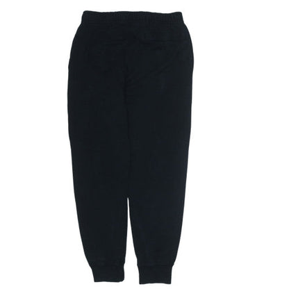 Nike Men's Black Small Fleece Sweatpants Tapered Fit