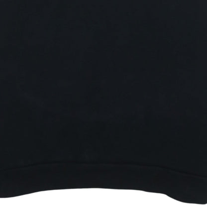 Adidas Men’s Black Pullover Hoodie M Logo 3-Stripes Sportswear