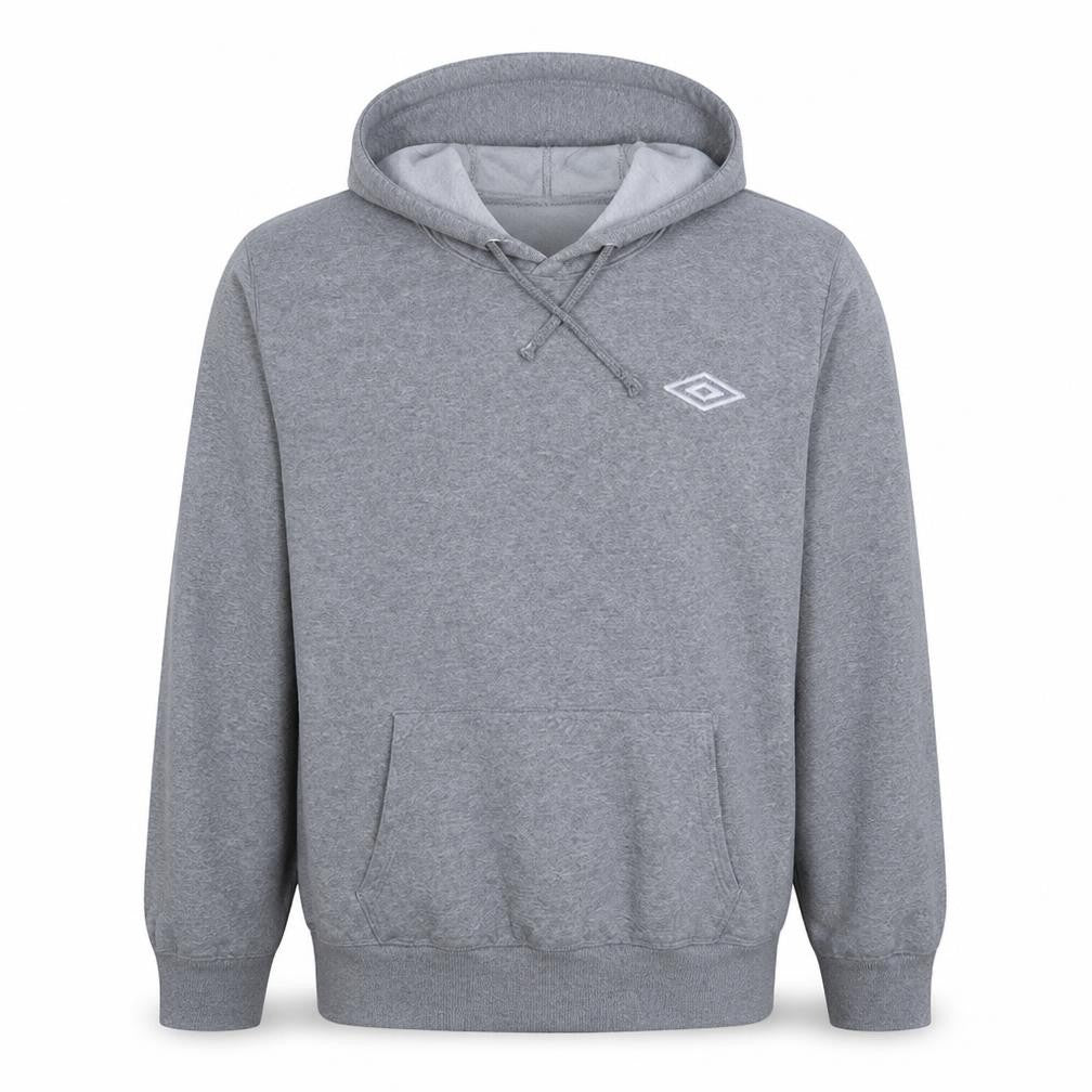 Umbro Men's Grey 2XL Pullover Hoodie Fleece Sweatshirt