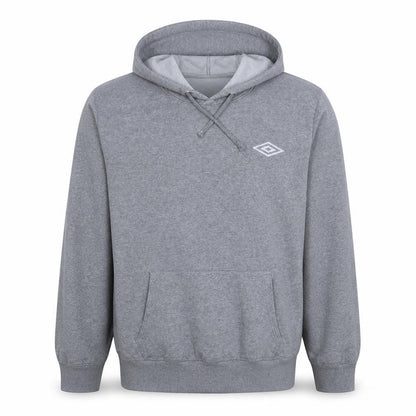 Umbro Men's Grey 2XL Pullover Hoodie Fleece Sweatshirt