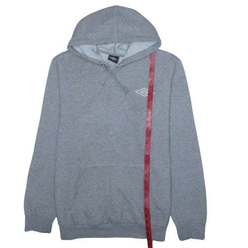 Umbro Men's Grey 2XL Pullover Hoodie Fleece Sweatshirt