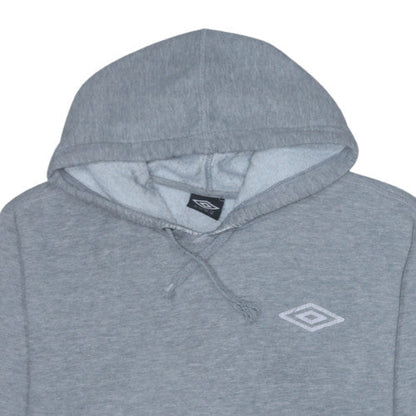 Umbro Men's Grey 2XL Pullover Hoodie Fleece Sweatshirt
