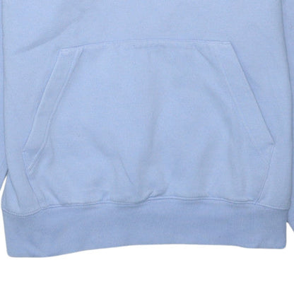 Nike Women's Light Blue Pullover Hoodie Medium Cotton Blend