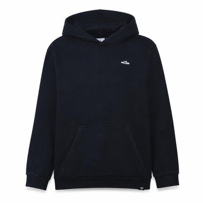 Adidas Men's Black Pullover Hoodie L Logo Sports Cotton