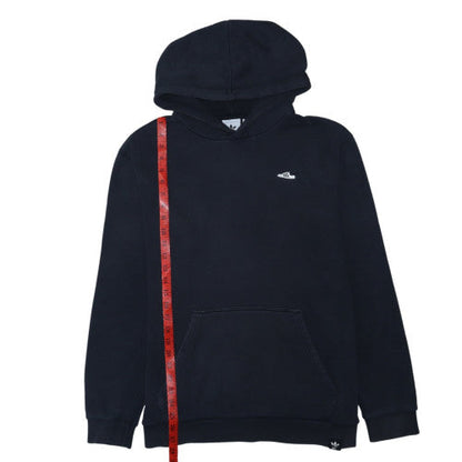 Adidas Men's Black Pullover Hoodie L Logo Sports Cotton