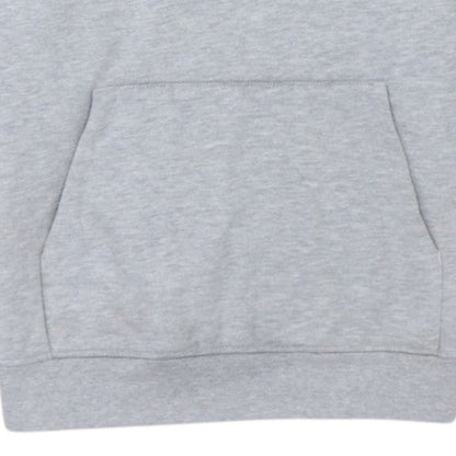 Lonsdale London Men's Grey Pullover Hoodie Size M Classic Logo Sweatshirt