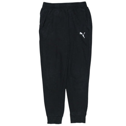Puma Men's Black Jogger Trousers Size L Elastic Waist Sweatpants