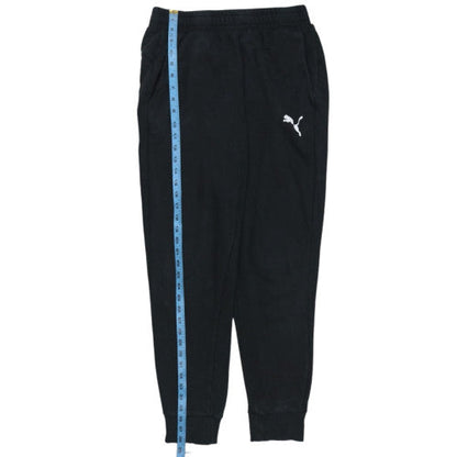 Puma Men's Black Jogger Trousers Size L Elastic Waist Sweatpants