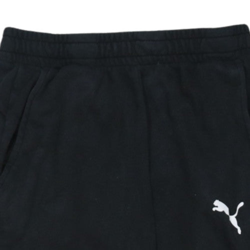 Puma Men's Black Jogger Trousers Size L Elastic Waist Sweatpants