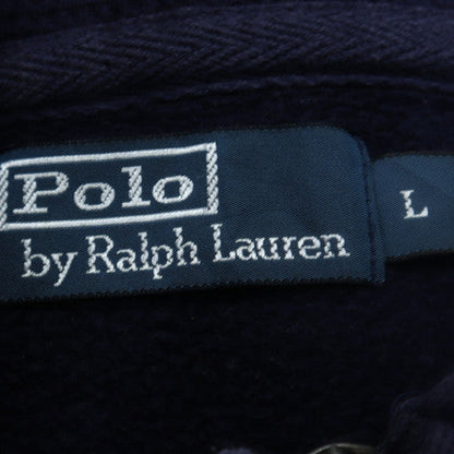 Polo Ralph Lauren Men's Blue Full Zip Hoodie Size L Cotton Blend