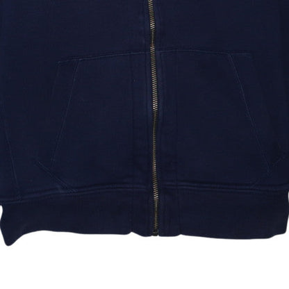 Polo Ralph Lauren Men's Blue Full Zip Hoodie Size L Cotton Blend