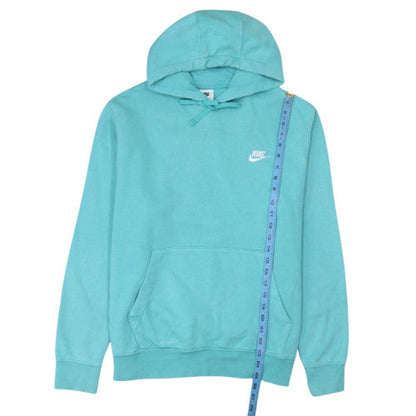 Nike Men's Blue Pullover Hoodie Size L Cotton Blend Classic Style