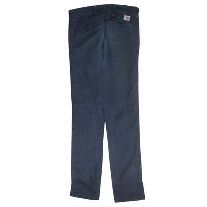 Carhartt WIP Men's Navy Chino Trousers Size 30x32 Cotton Blend